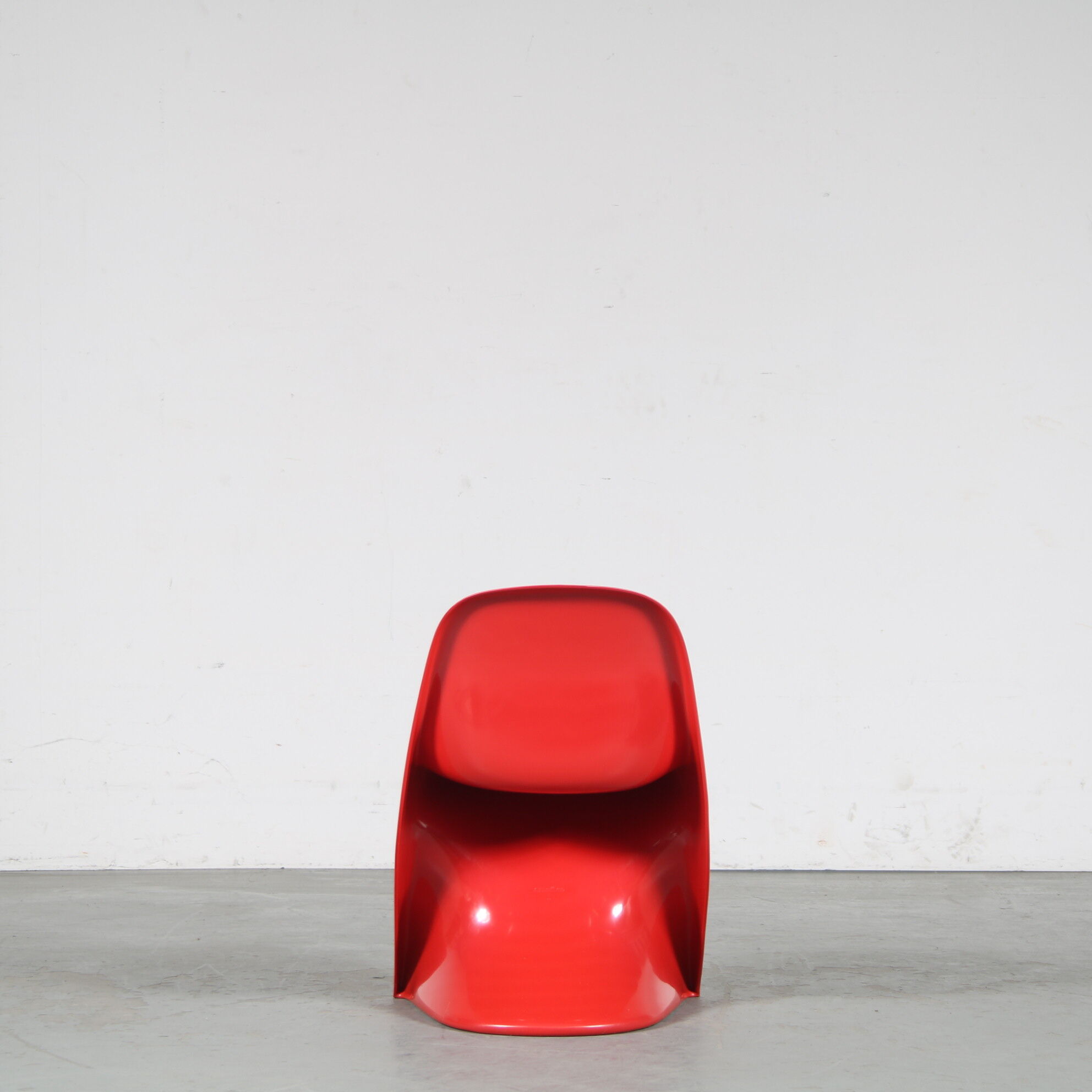 2000s Red “Casalino” children chair by Alexander Begge for Casala, Germany