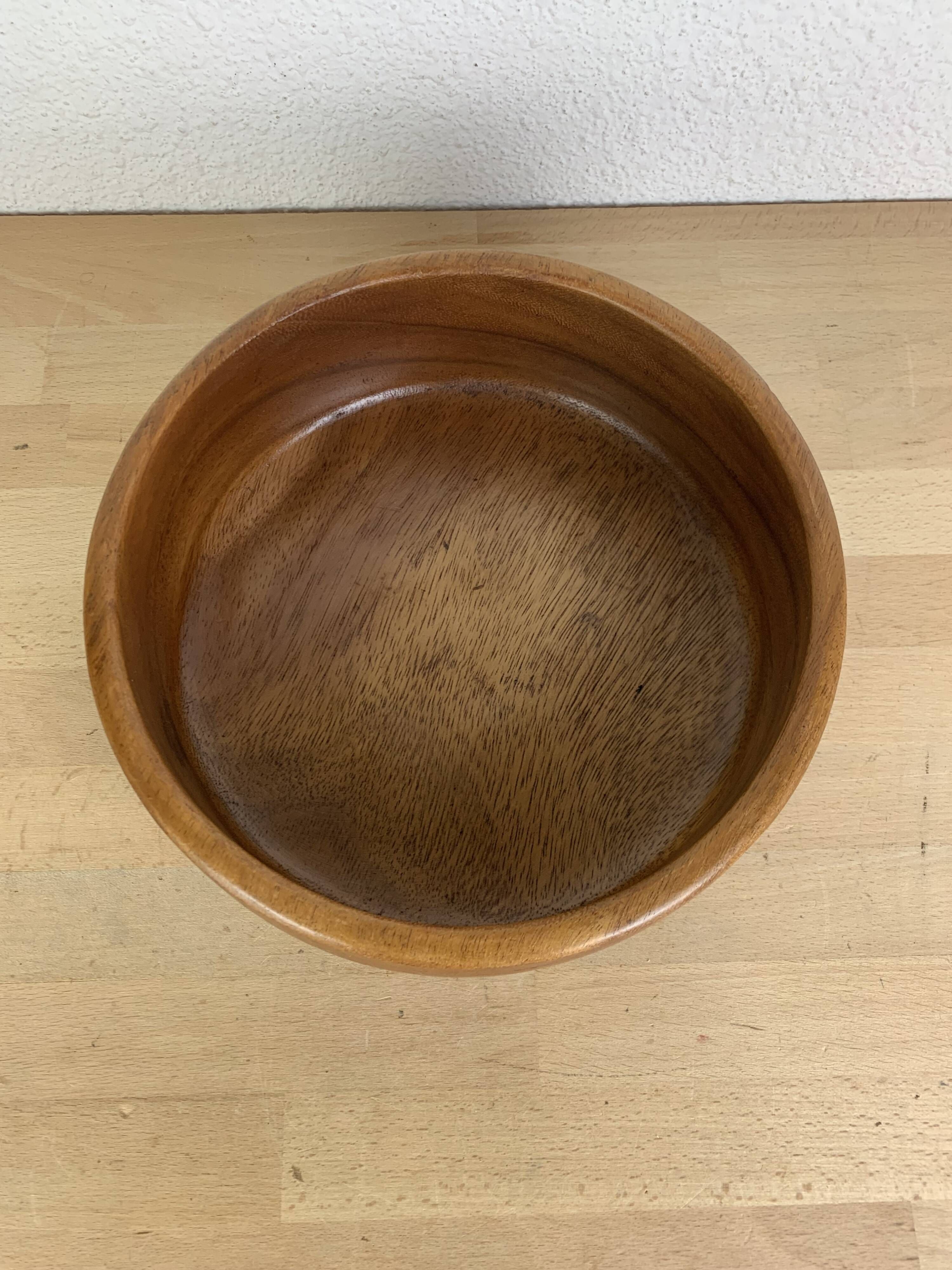 Danish teak fruit bowl, 1960s, Scandinavian