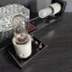 Vintage wall light RZB moulded glass and Bakelite (Germany circa 1960/1970)