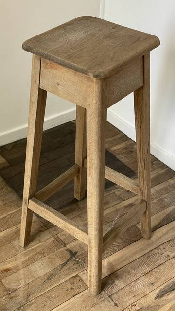 Vintage Oak Workbench Stool