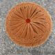 Coussin pouf en velours 1960