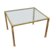 Vintage gold brass coffee table