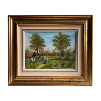 Landscape country painting