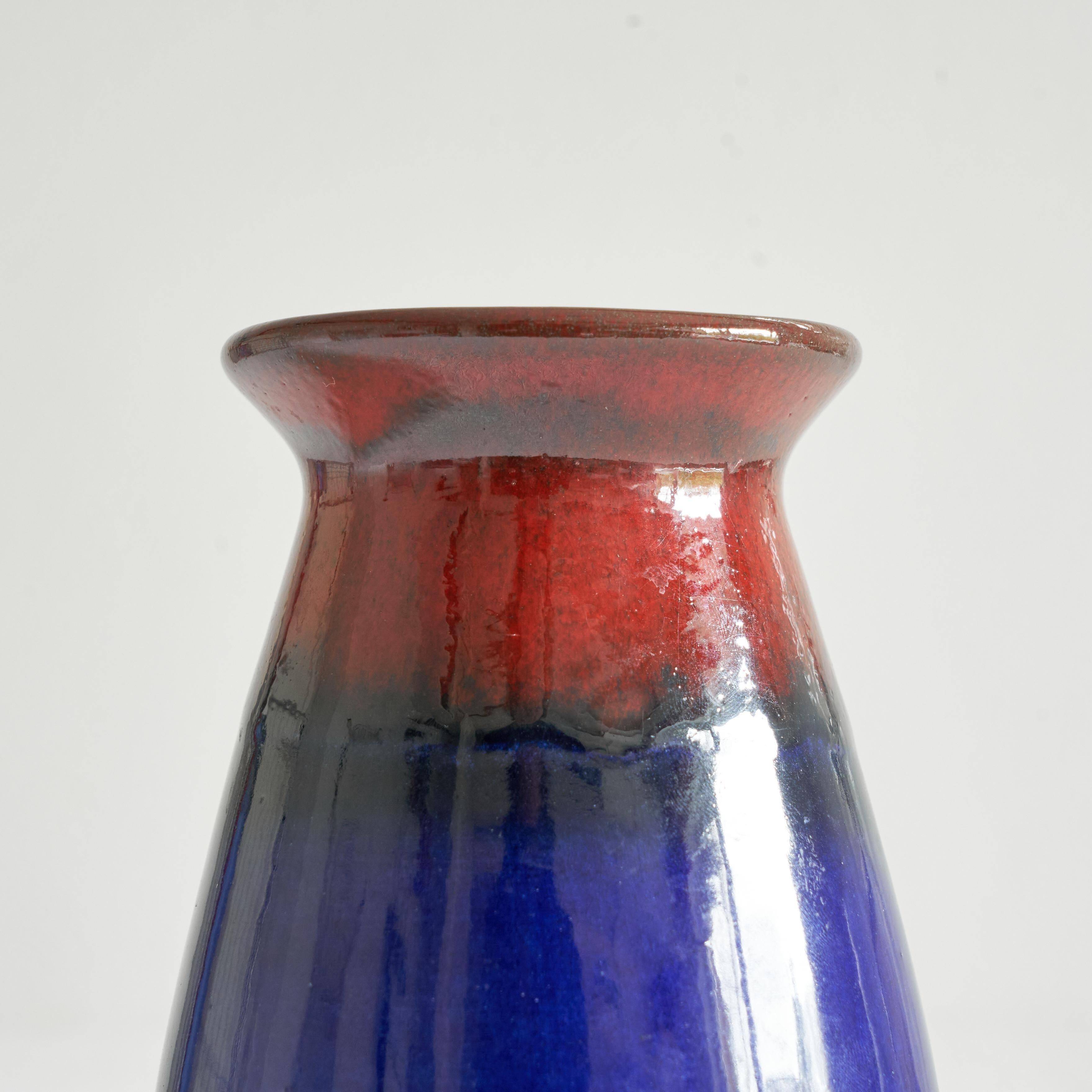 Mid-century pottery vase Jasba Keramik 1960