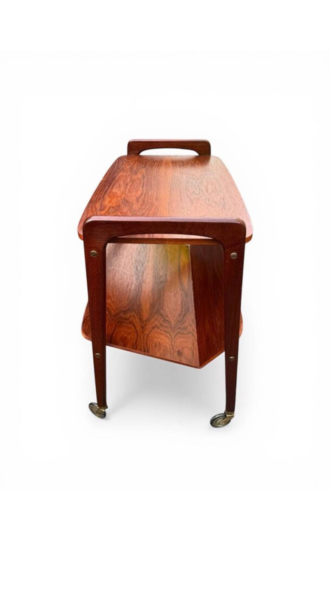Bar / desserte roulante – Opal Kleinmöbel – design scandinave 1960