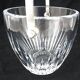 Baccarat Massena model, ice bucket, ice cubes, crystal, signed, excellent condition.