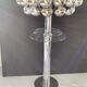 Lampe Vintage Cinétique Abat Jour Kare Plexi  Chrome Space age