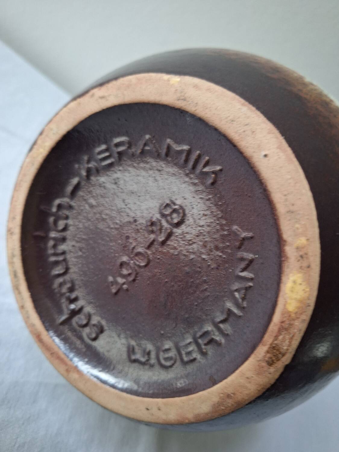 West Germany vase, carafe, vintage pitcher