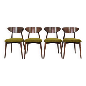 Dining chairs set of 4 wild green curly Scandinavian design