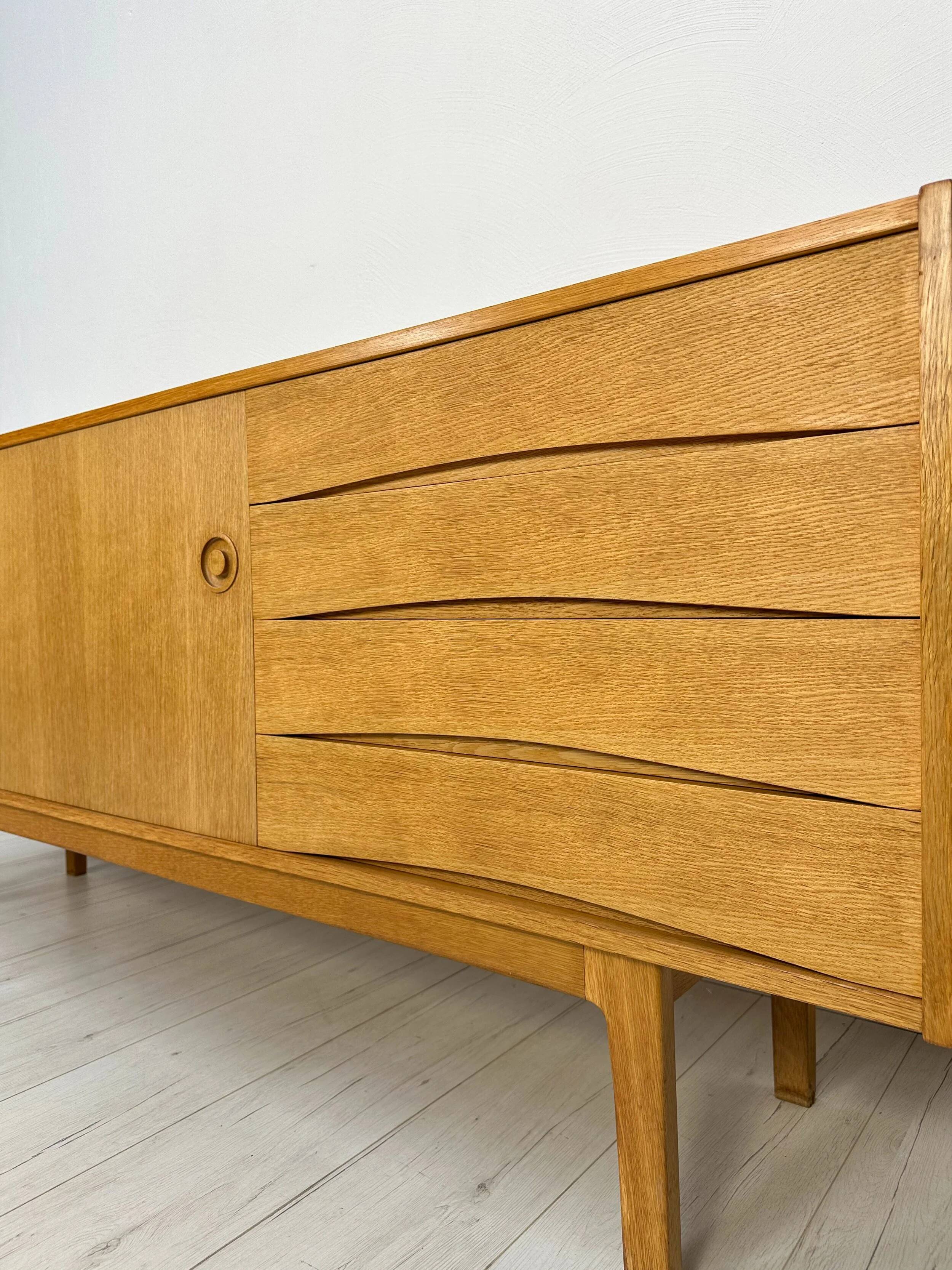 1960s Vintage Scandinavian Erik Wørts for IKEA Oak Sideboard