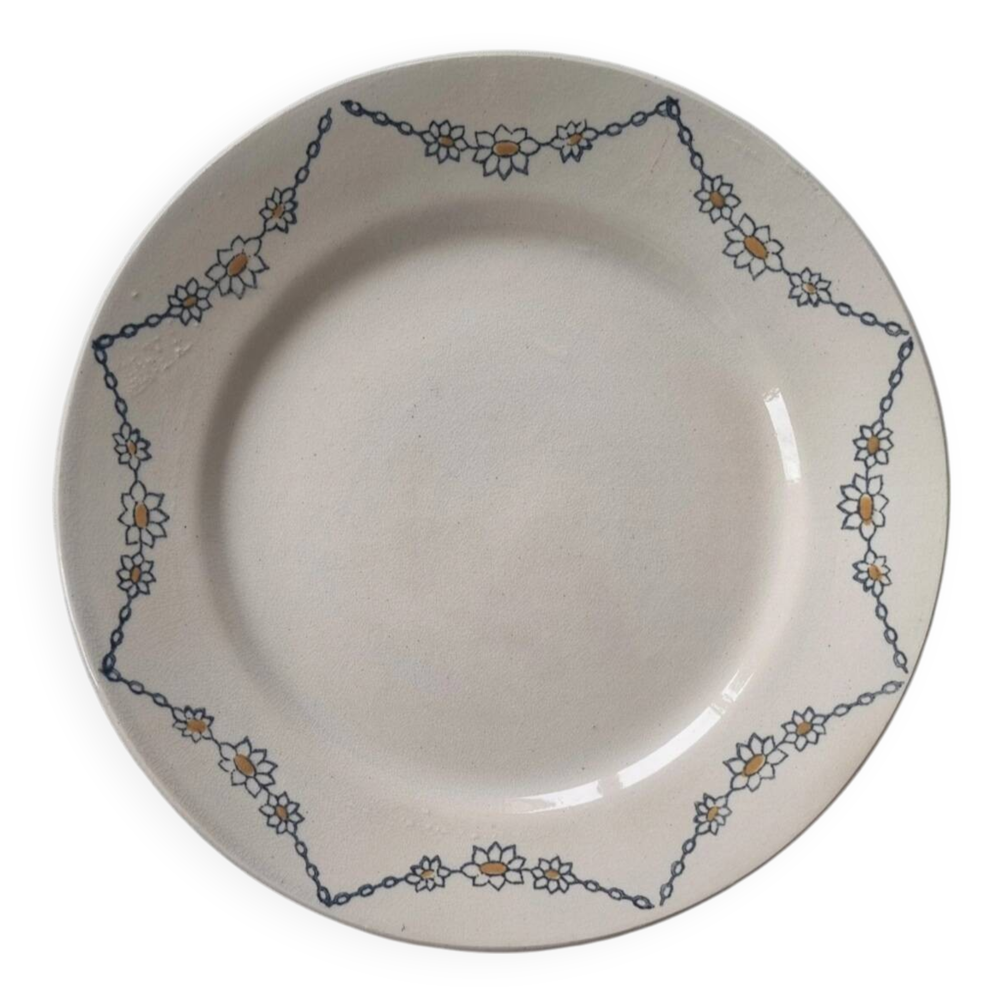 Iron Earth Footed Dish – Somain Earthenware Factory