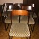 1 lot de 6 chaises baumann modèle  "traineau"