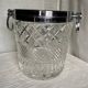 Vintage 1960s cut crystal champagne (or white wine) bucket/cooler