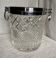 Vintage 1960s cut crystal champagne (or white wine) bucket/cooler