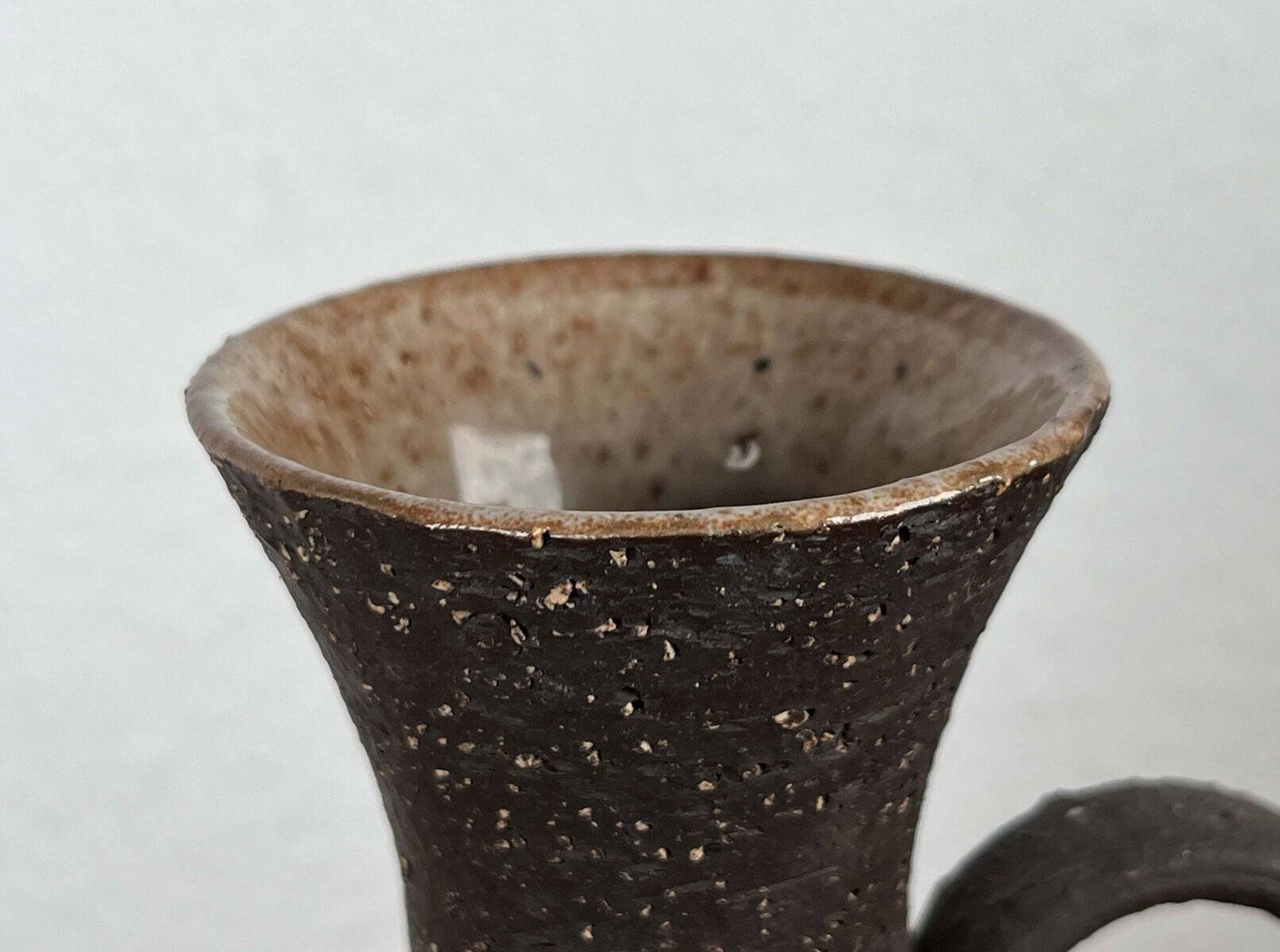 Mid-century Danish studio ceramic vase from the 1960s.