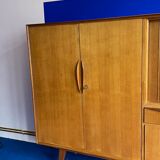 Highboard, living room furniture teak 60s vintage Danish