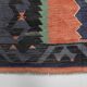 Tapis Kilim anatolien couleur carrelage 6x9, tapis Kilim turc, 174x279Cm