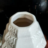 Art Deco cracked ceramic vase