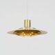 Première suspension en laiton « P376 » de Jørgen Kastholm & Preben Fabricius