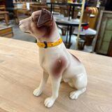 Series of dogs faience by desvres