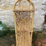 Vintage rattan shelf