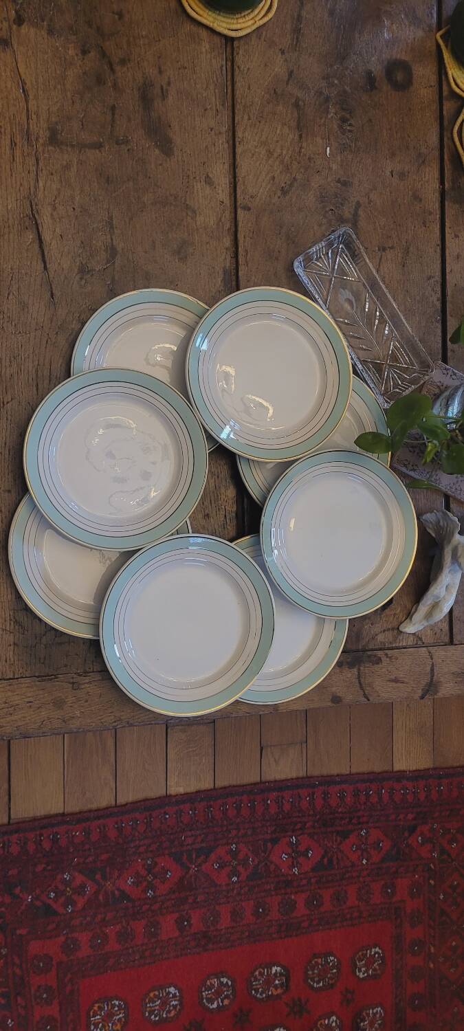 50's dessert plates