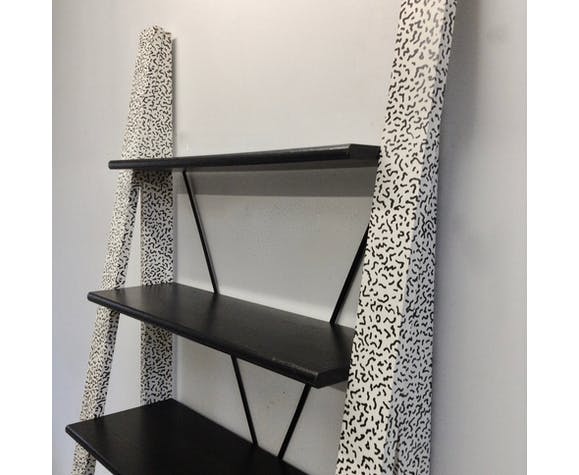 Memphis style bookcase