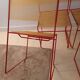 4 Flyline spaghetti chairs by Giandomenico Bennotti 1970