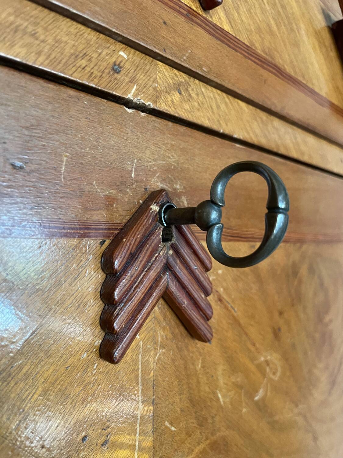 Vintage wooden secretary