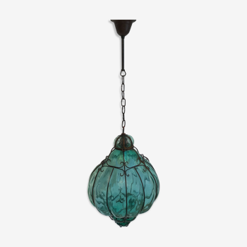 Large Murano blown glass Lantern