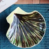 St-Clement shell-shaped butter dish and knife