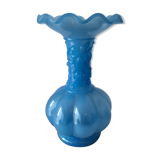 Blue opaline vase