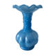 Blue opaline vase