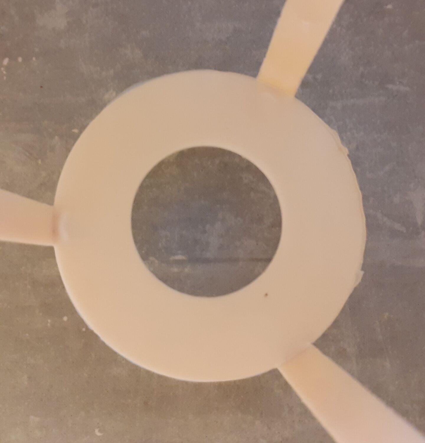 Vintage lamp flower marguerite