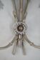 Pair of chrome style 1970s bamboo Palm