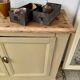 Beige two-door sideboard