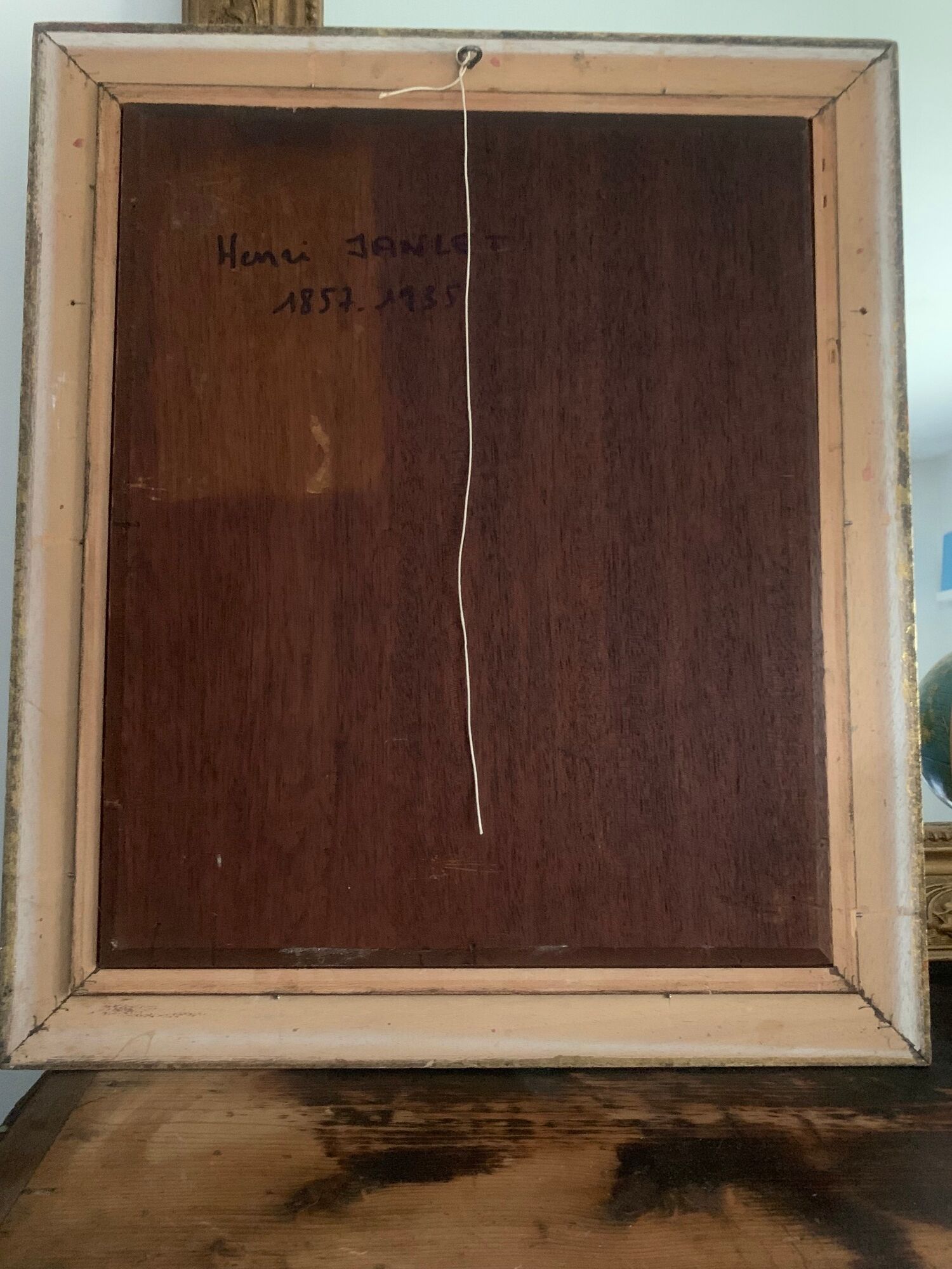 Peinture à l’huile signé Henri Janlet