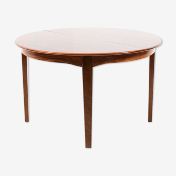 Round Danish Dining Table in Rosewood