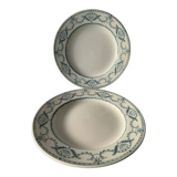 2 assiettes anglaises copeland