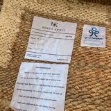 Jute plant rug by Nordic Knots