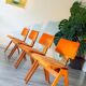 set of 4 Hillestack chairs, Robin Day, 1950