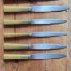 Set of 6 bakelite knives