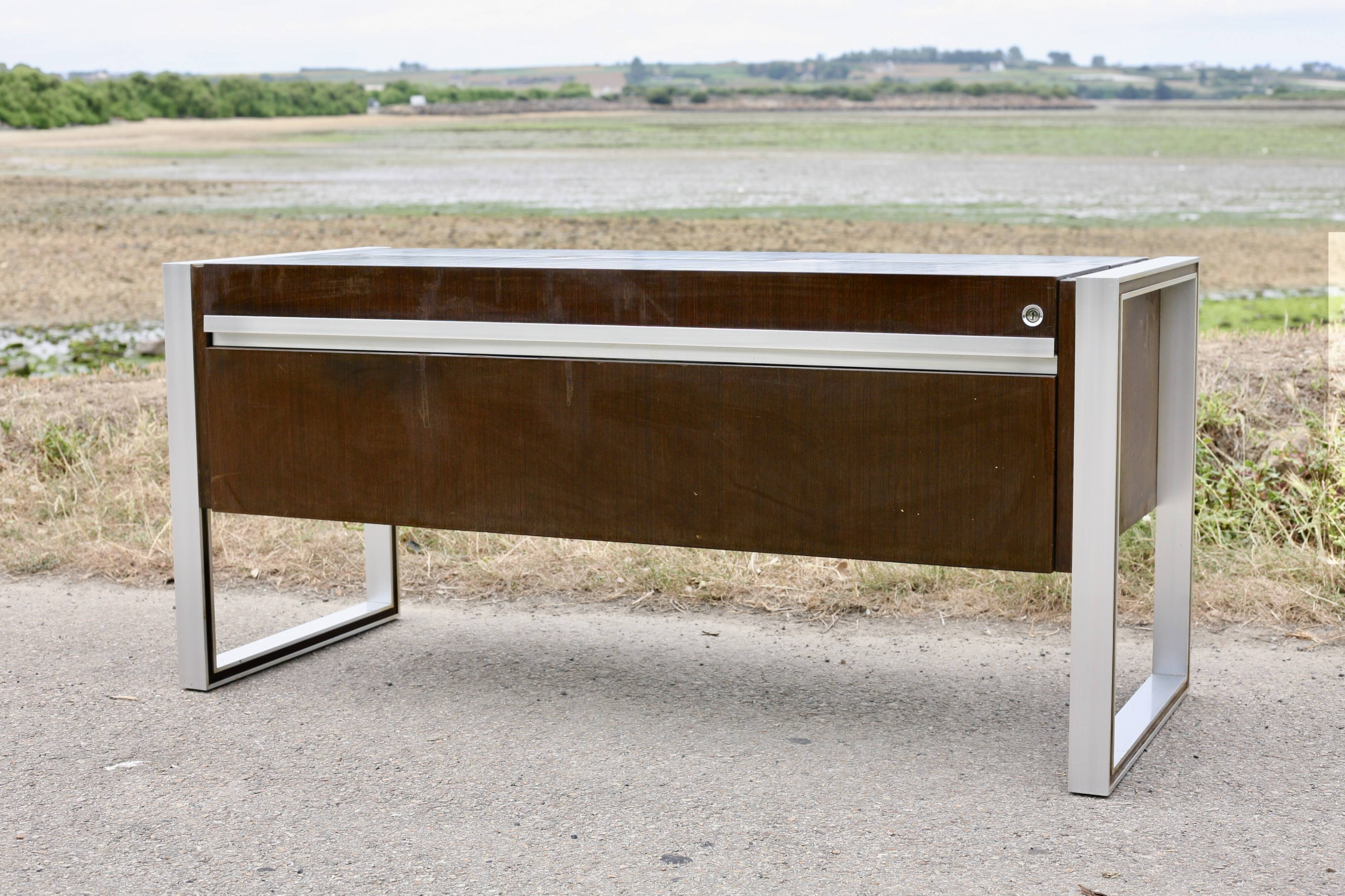 Claude Gaillard secretary sideboard, 1970s