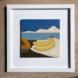 Nature morte sur panneau