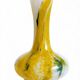 Vase en verre opalin blanc Cristallerie de Clichy, fait à la main en France