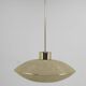 1970s German Space Age UFO Pendant Lamp in Textured Resin