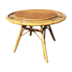 Bamboo and rattan side table