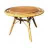 Bamboo and rattan side table