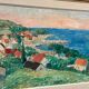 Original Swedish Oil On Panel – “Coastline” By John Hedman – Dated 1973 – Vintage & Framed – 71 × 52 Cm (28" × 20.5")