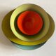 Herbert Krenchel set of 4 bowls for Krenit Denmark, 1960